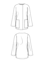 Load image into Gallery viewer, Kimono Cardigan Jacket Sewing Pattern - PDF