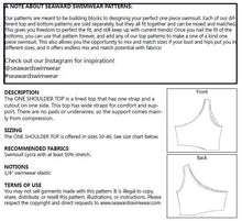 Load image into Gallery viewer, One Shoulder Top PDF