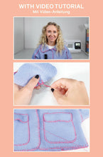 Load image into Gallery viewer, Oversized Jacket Embroidered Sewing Pattern - PDF