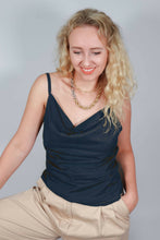 Load image into Gallery viewer, Cowl Neck Top Shirt Sewing Pattern - PDF
