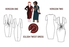 Load image into Gallery viewer, Eilidh Twist Dress - XXS - 3XL PDF
