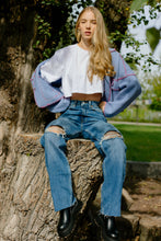 Load image into Gallery viewer, Crop Top T-Shirt Sewing Pattern - PDF