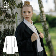 Load image into Gallery viewer, Kimono Cardigan Jacket Sewing Pattern - PDF
