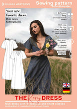 Load image into Gallery viewer, Midi Dress Short Sleeve Sewing Pattern - PDF
