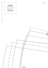 Load image into Gallery viewer, Short Dress Long Sleeve Ruched Sewing Pattern - PDF