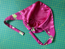 Load image into Gallery viewer, Heard Wrap / Bonnet / Turban / Hair Cap / Chemo Hat Sewing Pattern - PDF