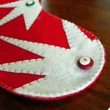 Load image into Gallery viewer, Extra Large Christmas Stocking sewing pattern | DIY Christmas Stockings with Stars - PDF