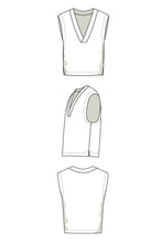 Load image into Gallery viewer, Slipover V-Neck Top Shirt Sewing Pattern - PDF