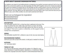 Load image into Gallery viewer, Gathered Halter Top PDF