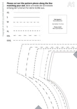 Load image into Gallery viewer, Cowl Neck Top Shirt Sewing Pattern - PDF