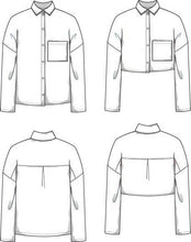 Load image into Gallery viewer, Blouse Shirt Basic Sewing Pattern - PDF