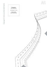 Load image into Gallery viewer, Asymmetric Top Shirt Sewing Pattern - PDF