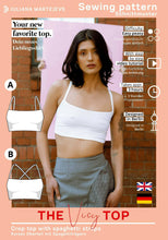 Load image into Gallery viewer, Summer Top Spaghetti Straps Sewing Pattern - PDF