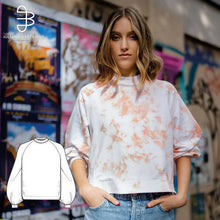 Load image into Gallery viewer, Sweatshirt Pullover Sweater Sewing Pattern - PDF