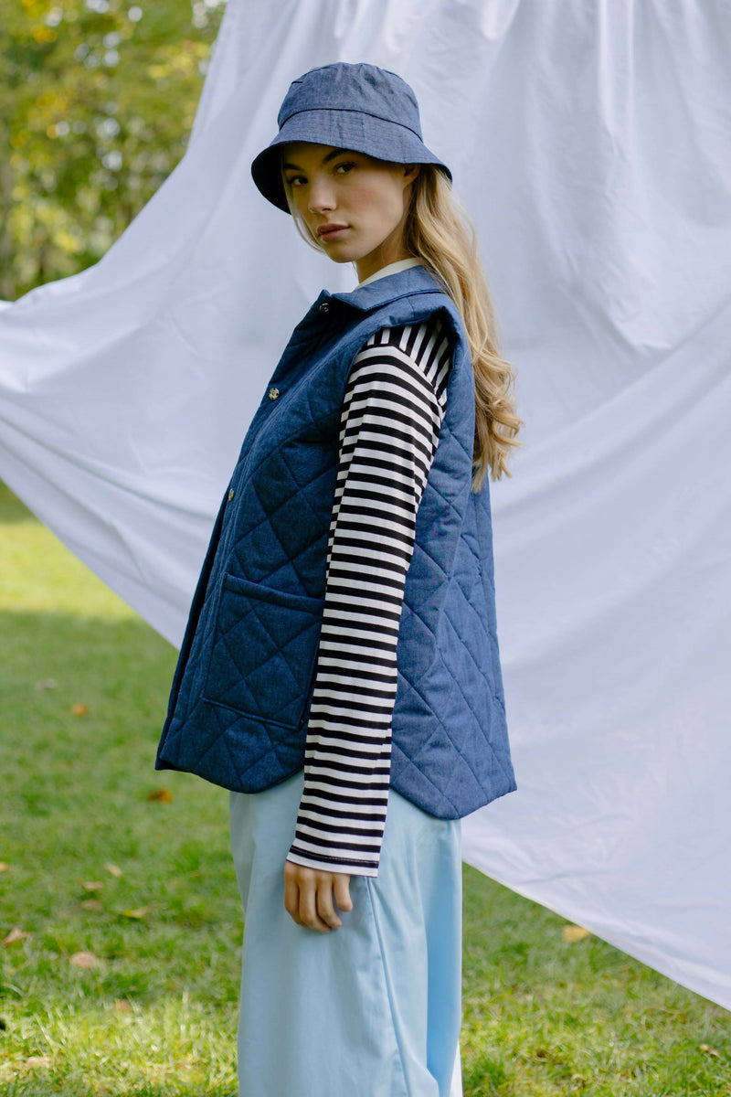 Quilted Vest Jacket PDF Sewing Pattern – IndiePatterns