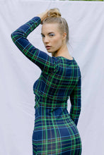 Load image into Gallery viewer, Midi Dress Long Sleeves Ruched Sewing Pattern - PDF