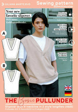 Load image into Gallery viewer, Slipover V-Neck Top Shirt Sewing Pattern - PDF