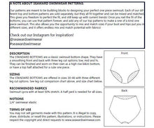 Load image into Gallery viewer, Standard Bottoms PDF