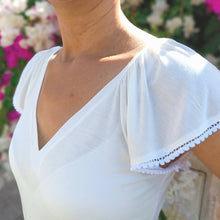 Load image into Gallery viewer, Flutter Sleeve Jersey Top - Nephrite - PDF