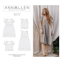 Load image into Gallery viewer, Demeter Dress + Top PDF - Sizes 00-22