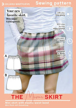 Load image into Gallery viewer, Midi Skirt Elastic Waist Sewing Pattern - PDF