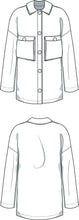 Load image into Gallery viewer, Winter Coat with Pockets Sewing Pattern - PDF