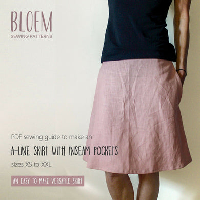 Sewing pattern skirt