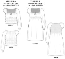 Load image into Gallery viewer, Joni Blouse + Dress - PDF