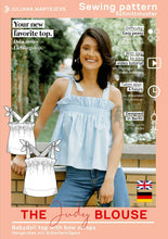 Load image into Gallery viewer, Summer Blouse Top Sewing Pattern - PDF