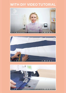 Midi Dress Short Sleeve Sewing Pattern - PDF