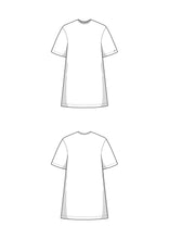 Load image into Gallery viewer, Short T-Shirt Dress Short Sleeves Sewing Pattern - PDF