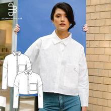 Load image into Gallery viewer, Blouse Shirt Basic Sewing Pattern - PDF