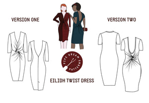 Eilidh Twist Dress - XXS - 3XL PDF