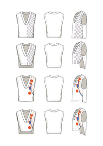 Slipover Embroidery Template Sewing Pattern. - PDF