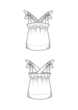 Load image into Gallery viewer, Summer Blouse Top Sewing Pattern - PDF