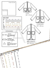 Load image into Gallery viewer, Quilt Coat PDF Sewing Pattern - The Coast Coat