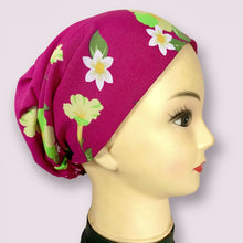 Load image into Gallery viewer, Heard Wrap / Bonnet / Turban / Hair Cap / Chemo Hat Sewing Pattern - PDF