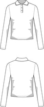 Load image into Gallery viewer, Poloshirt Long Sleeve Top Sewing Pattern - PDF