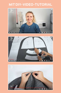 Asymmetric Midi Skirt Sewing Pattern - PDF