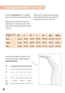 Midi Dress Long Sleeves Ruched Sewing Pattern - PDF