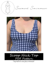 Load image into Gallery viewer, Scoop Neck Top - PDF