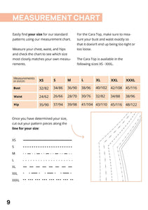 Asymmetric Top Shirt Sewing Pattern - PDF