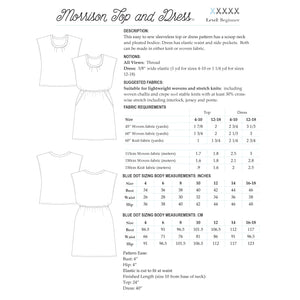 Morrison Top and Dress PDF