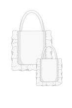 Load image into Gallery viewer, Bag with Ruffles Frill Bag Sewing Pattern - PDF