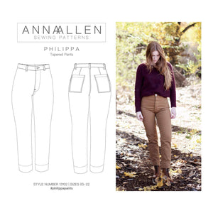 Philippa Pants PDF - Sizes 00-22
