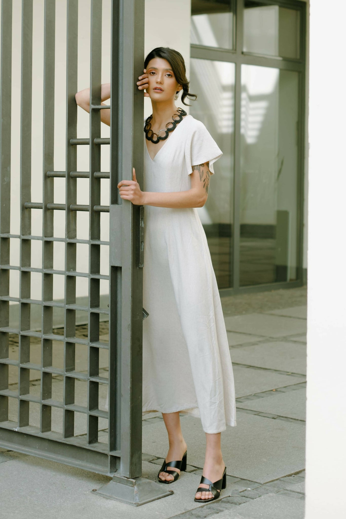Midi Dress Short Sleeve PDF Sewing Pattern IndiePatterns Midi Dress Short Sleeve PDF Sewing Pattern IndiePatterns