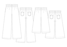 Load image into Gallery viewer, GEORGIE - Paper Bag Waist Trouser PDF