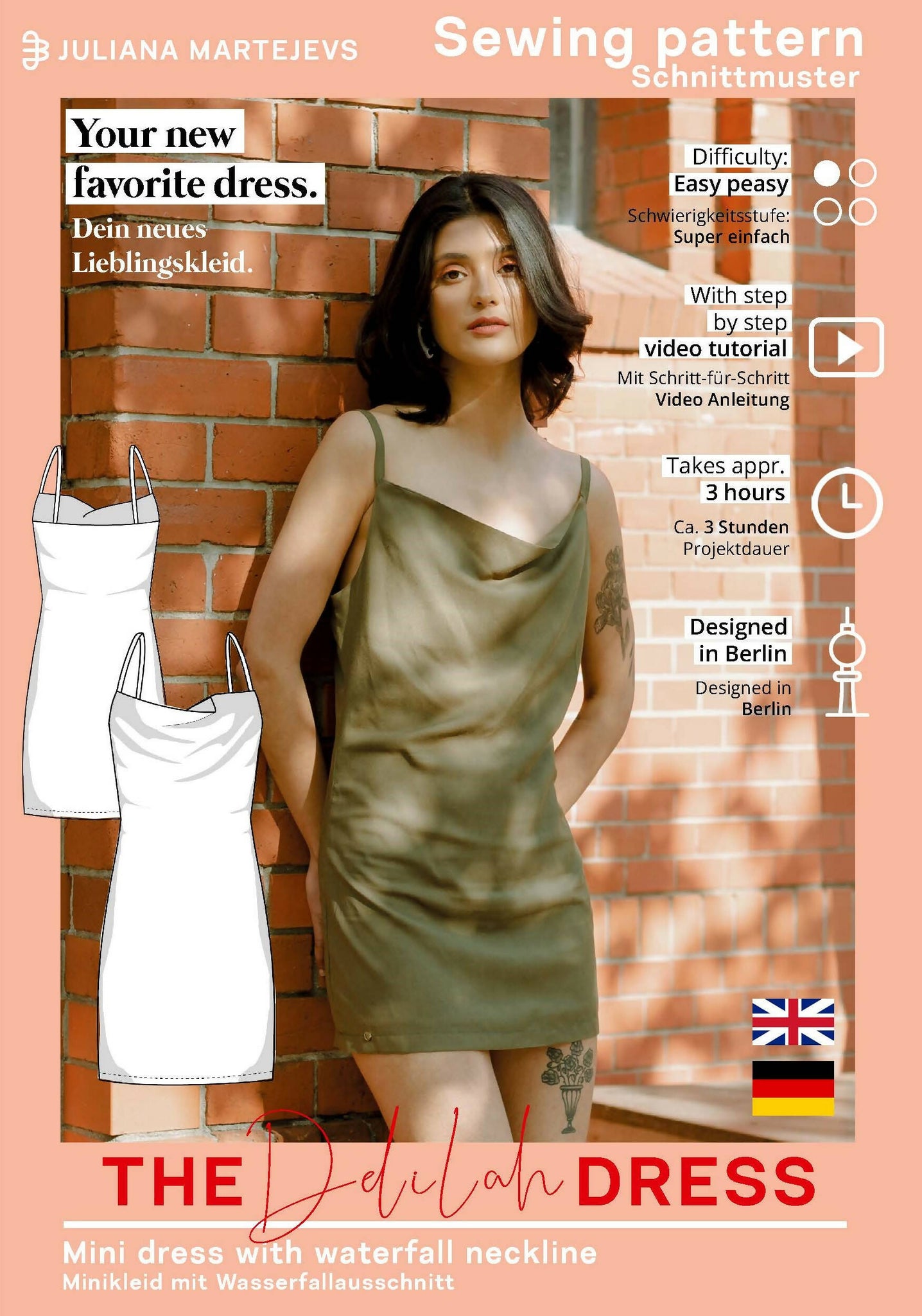 cowl neck mini dress pattern Chloe Dress & Top Pattern - A Beginner-Friendly Design with Cowl Neckline